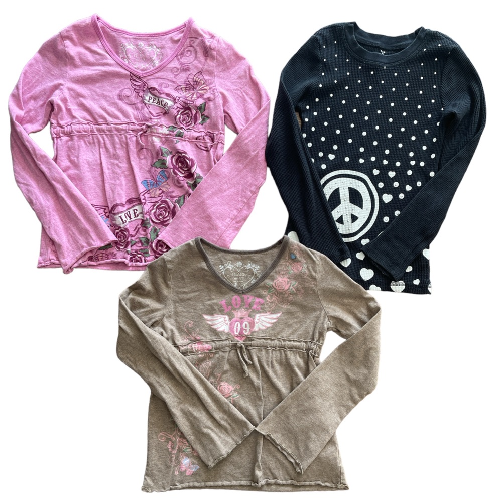 Y2K Children’s Place Lot of Girl Shirts Size 7/8